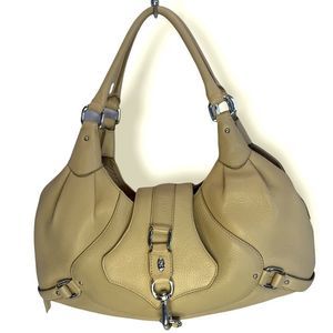 Cole Haan village F06 caramel satchel purse